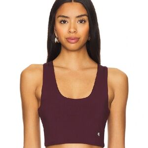 Anine Bing Yuna Bra - Bordeaux L